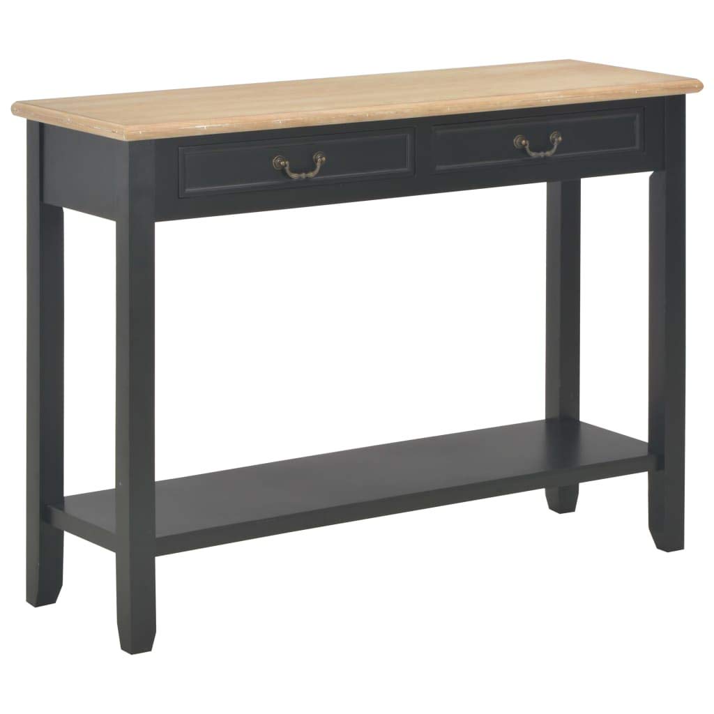 Solid Wood Entryway Console Table with 2 Storage Drawers - Hallway Sofa Table for Living Room, Foyer & Bedroom - Perfect for Home Decor, Entry Organization & Display Space