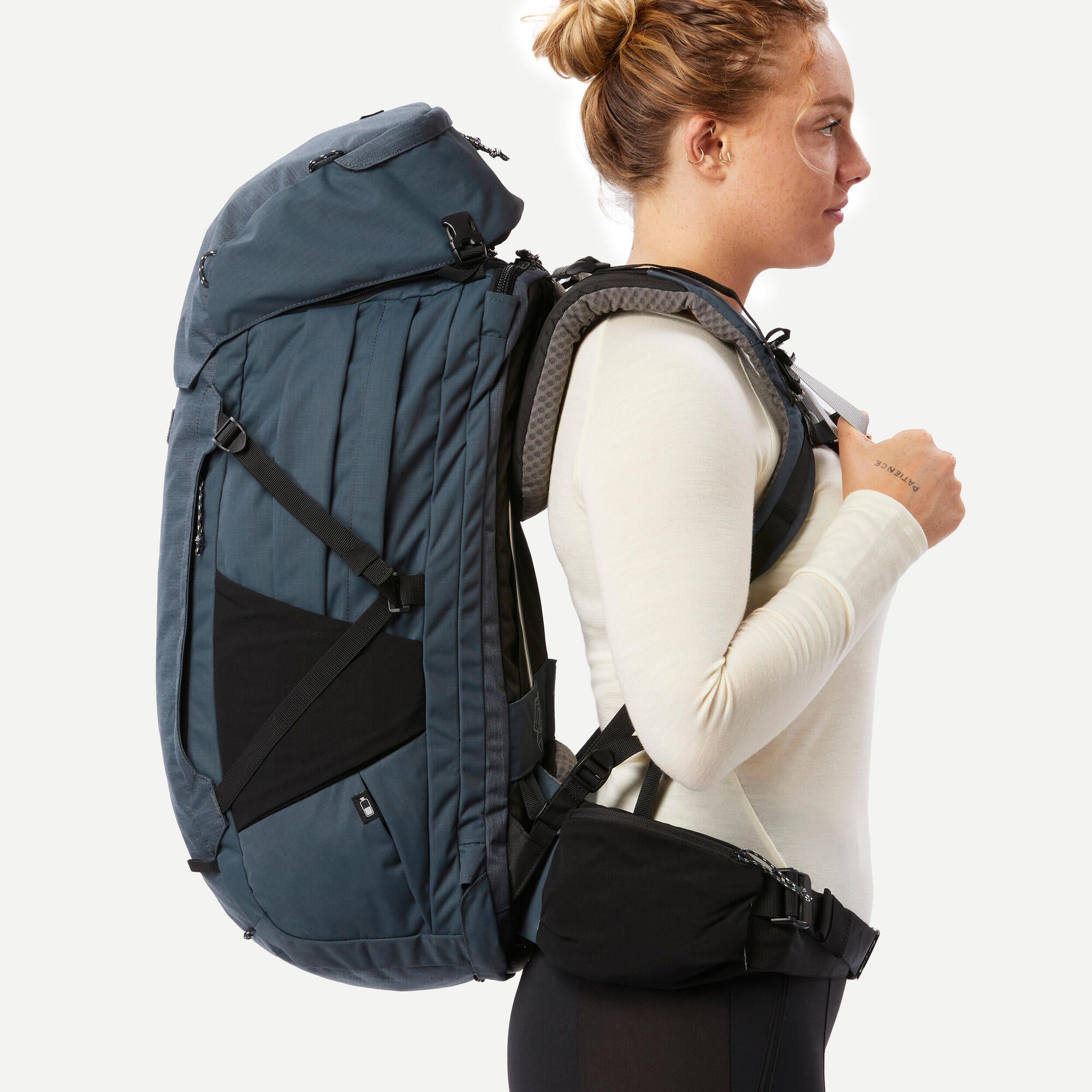 Forclaz Women's Travel 900 50L Lightweight Hiking Backpack - Perfect for Outdoor Adventures, Camping & Backpacking Trips