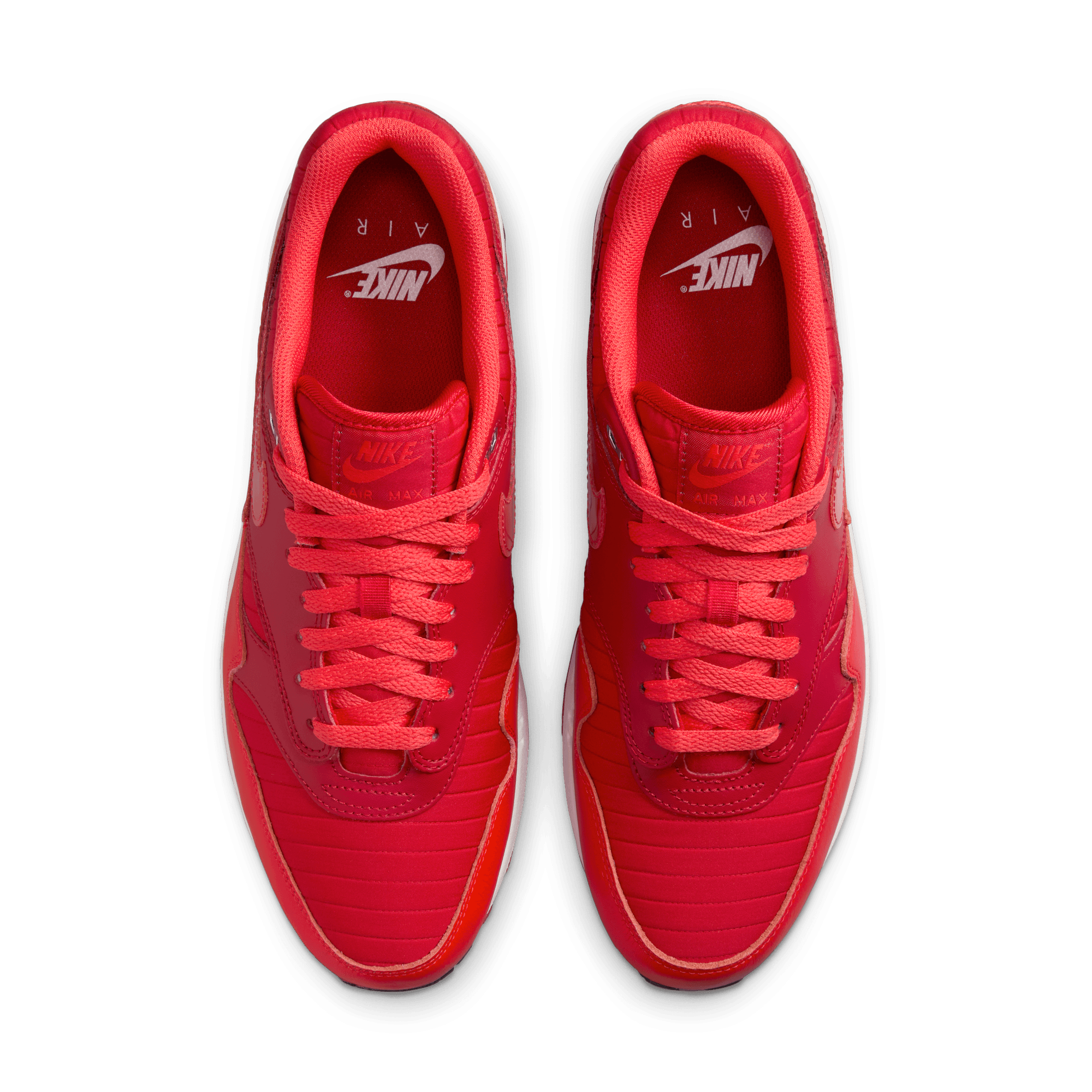 Nike Air Max 1 Running Shoes - Gym Red/Sail Colorway - Men's Athletic Sneakers for Gym, Running & Casual Wear