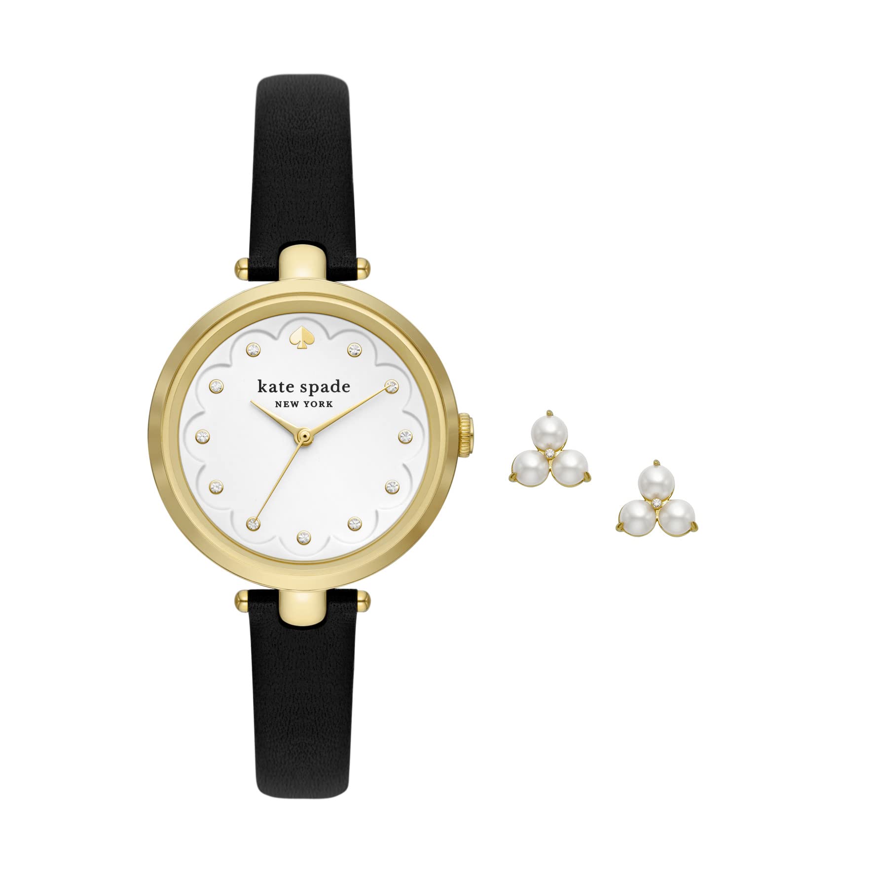 Kate Spade New York Holland Stainless Steel Dress Watch for Women - Elegant Quartz Timepiece - Perfect for Office, Formal Events & Everyday Wear