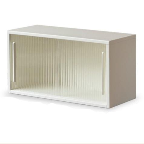 Pine Solid Wood Cream White Lattice Storage Low Bookcase - Modern Farmhouse Style Bookshelf for Living Room, Bedroom, Office - Perfect for Organizing Books, Decor & Storage Needs