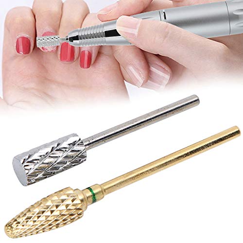 Professional Nail Drill Bits Set - Durable Replacement Manicure Grinding Heads for Acrylic & Gel Nails - Home Salon & DIY Nail Care Kit (Perfect for Nail Art, Extensions & Pedicures)