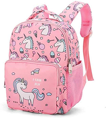 **Unicorn Backpack for Girls - Cute Lightweight Toddler School Bag with Adjustable Chest Strap | Perfect for Preschool, Daycare & Travel**