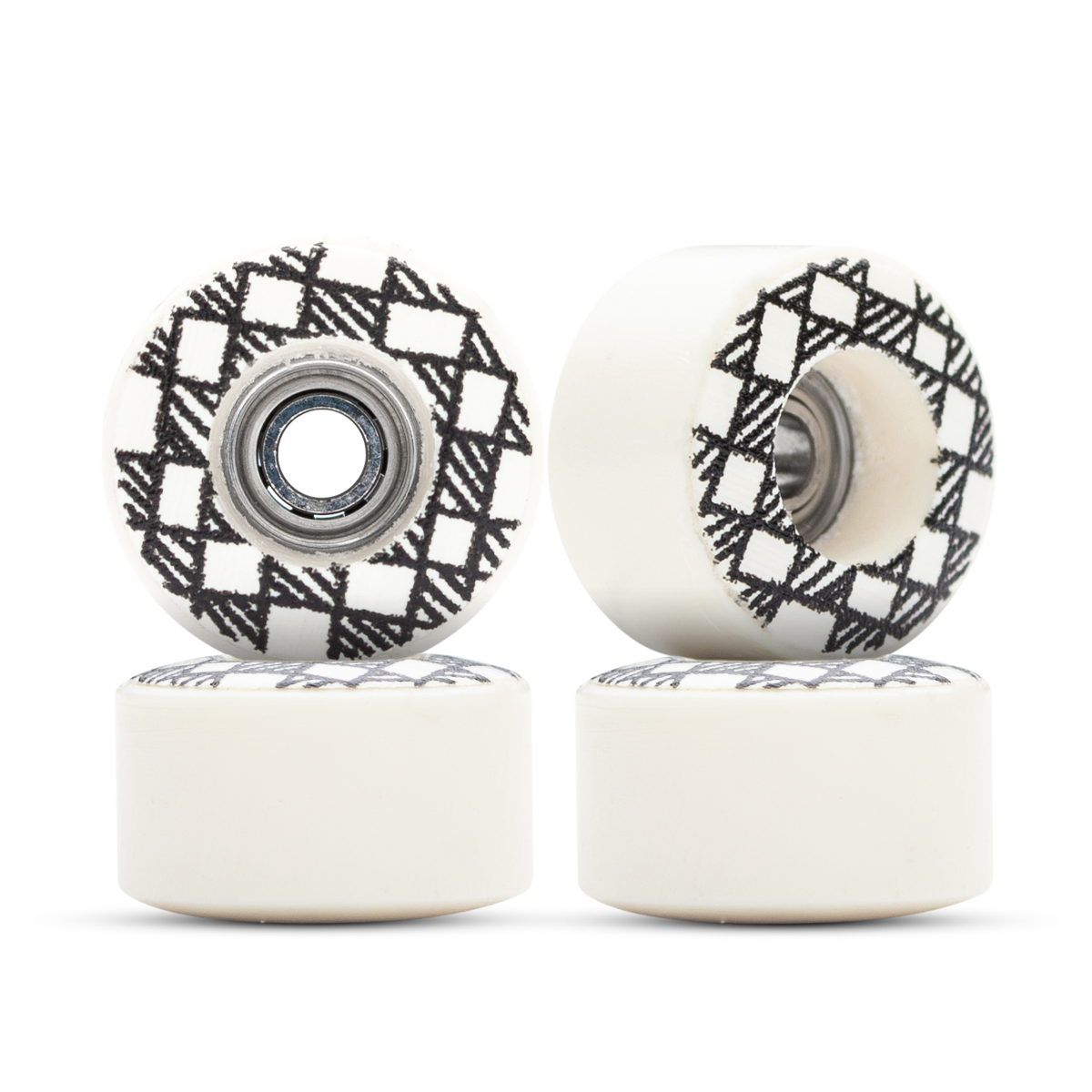 Dirty FB illPills 70D Street Shape Wheels - 80s Checker Skateboard Wheels for Street Skating and Retro Style | Perfect for Urban Riding and Vintage Skateboard Looks