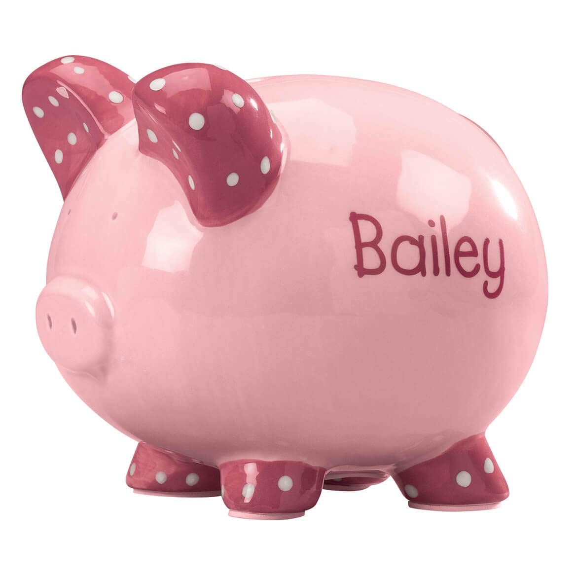 Personalized Kids Piggy Bank with Custom Name - Pink Piggy Bank for Saving Money, Perfect Gift for Birthdays, Christmas & Financial Education
