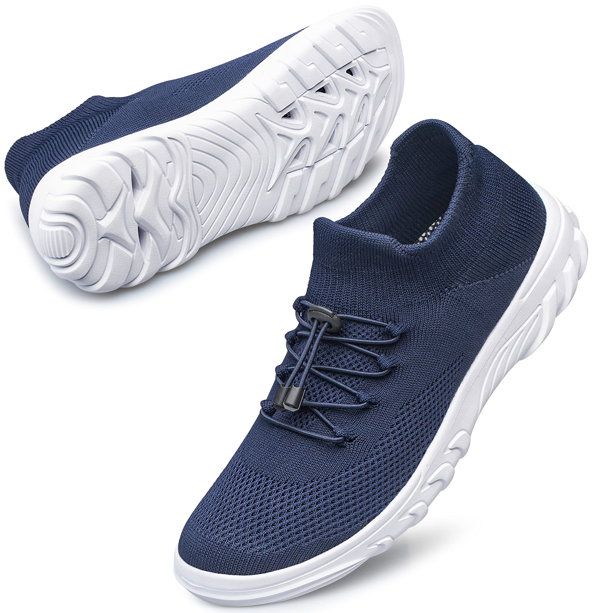 DOUSSPRT Women's Slip-On Walking Shoes - Hypersoft Sock Sneakers for Tennis, Running & Casual Wear | Breathable Mesh Athletic Shoes for Women | Perfect for Gym, Workout & Daily Comfort