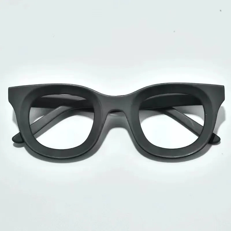 Stylish Unisex Black Square Acetate Eyeglasses Frame L6688 - Perfect for Work, Reading & Fashion Accessories