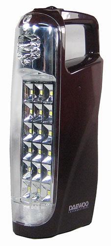 Daewoo Rechargeable LED Light DRL1017S - 220-240V Portable Emergency Light for Home, Camping, Power Outages & Outdoor Activities