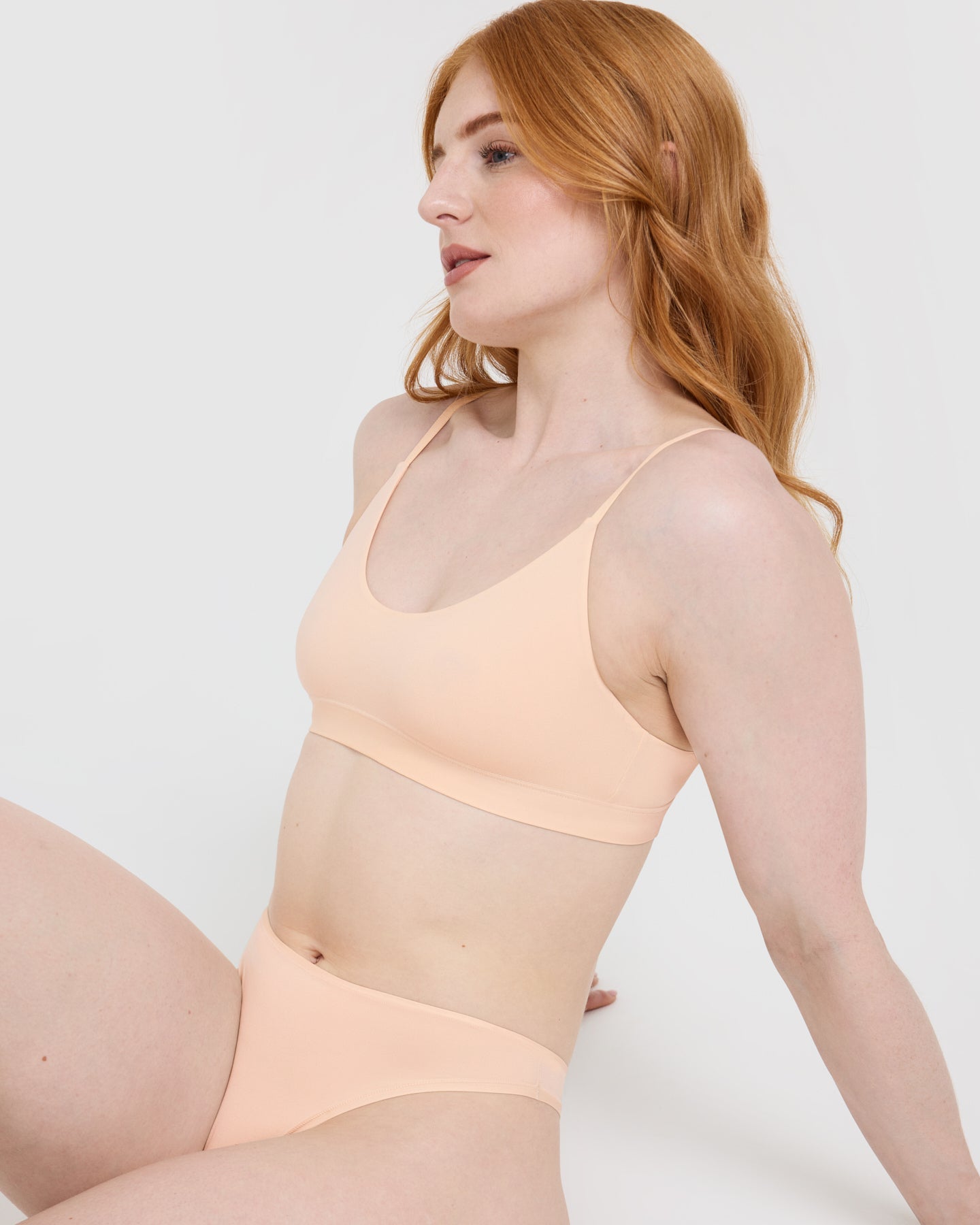 Silhouette Bralette - Seamless Nude Underwire Bra for Women | Everyday Comfort & Layering Essential
