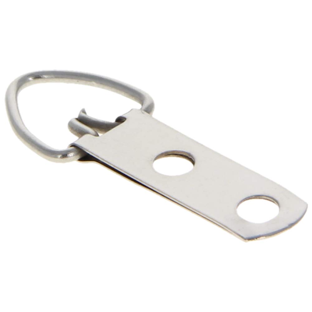 MroMax 100PCS Silver Ring Frame Buckles for Photo Hanging & Home Decor
