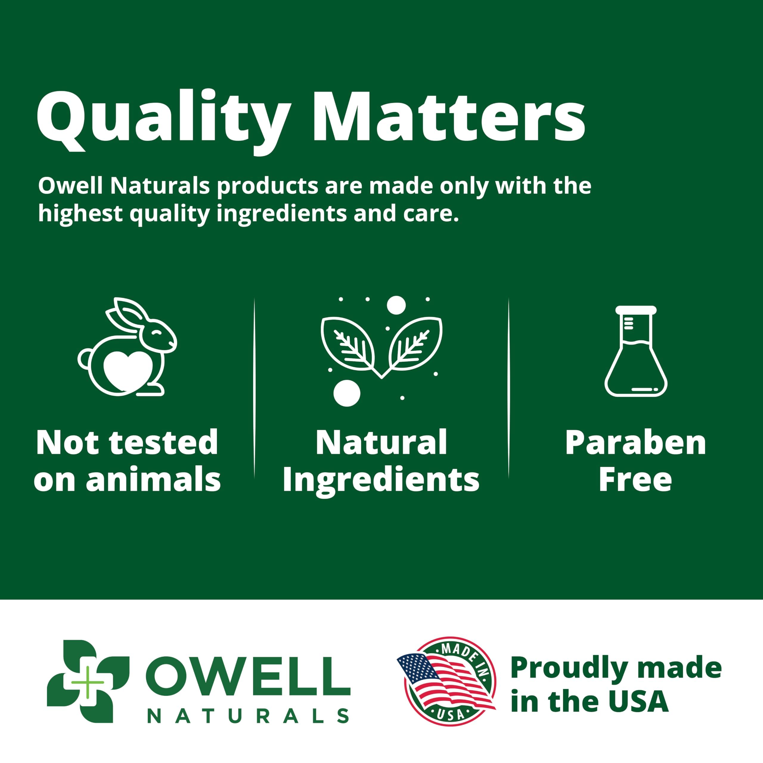 OWELL NATURALS Maximum Strength Pain Relief Ointment - 3.5 oz 2 Pack | All-Natural Joint & Muscle Discomfort Cream for Knee, Back, Neuropathy | Fast-Acting Formula with 5 Powerful Herbal Ingredients | Perfect for Post-Workout Recovery & Chronic Pain Management
