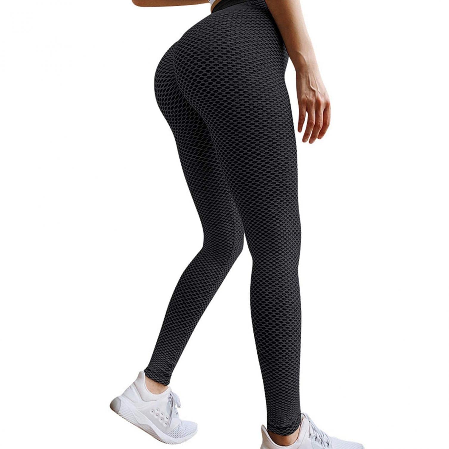 INESVER Women's High Waist Yoga Pants - Tummy Control Workout Leggings with Hip Lift Design, Stretchy Athletic Running Tights for Gym, Yoga & Everyday Wear