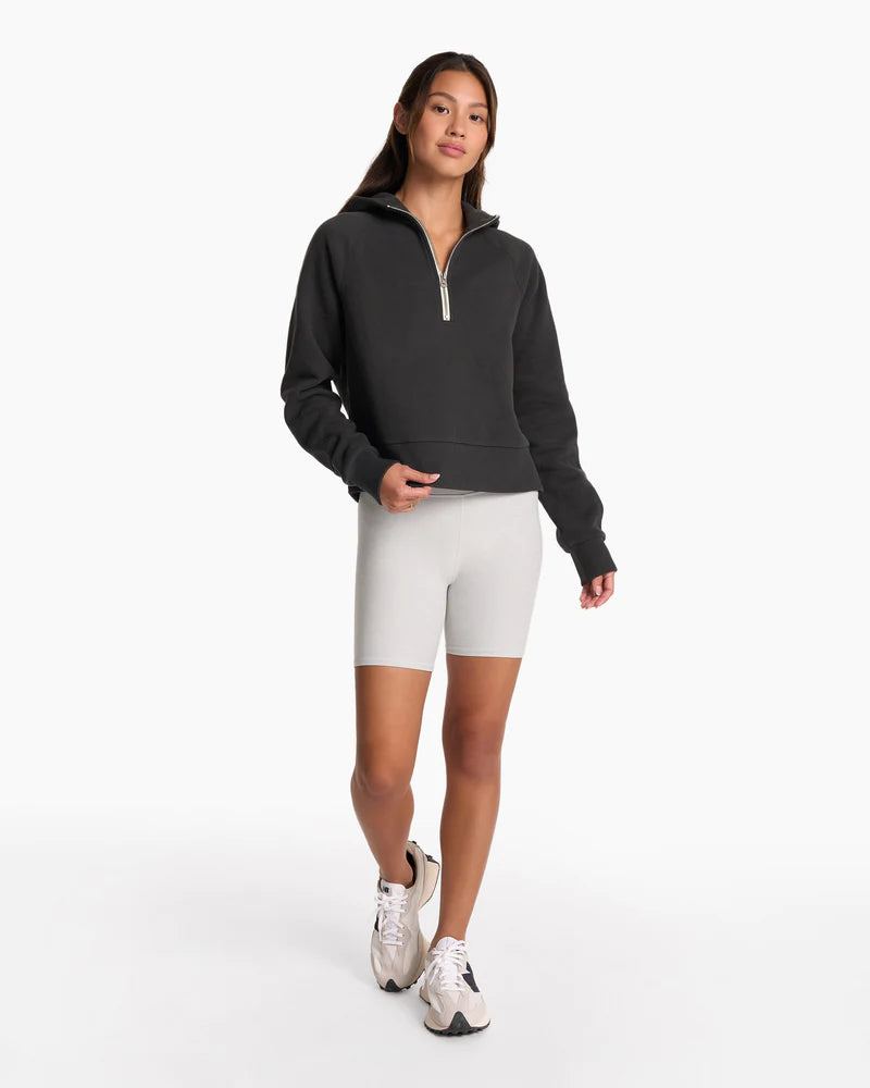 Vuori Restore Half Zip Hoodie for Men & Women - Lightweight Fleece Pullover for Running, Hiking & Casual Wear