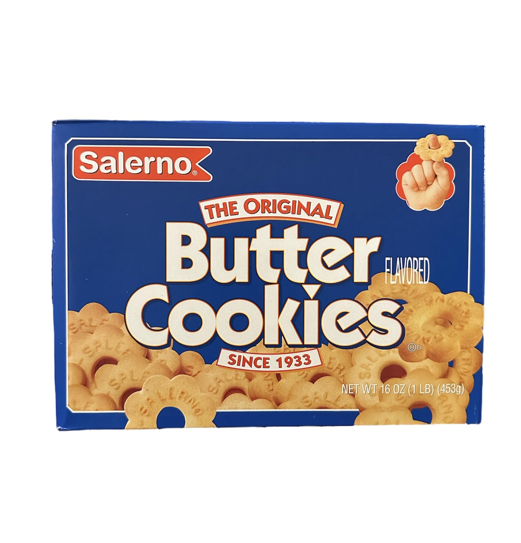 Salerno Butter Cookies - 2 Pack (16 Oz Each) | Delicious Snacks for Parties, Gifts & Office Treats | Premium Munchie Box Curations