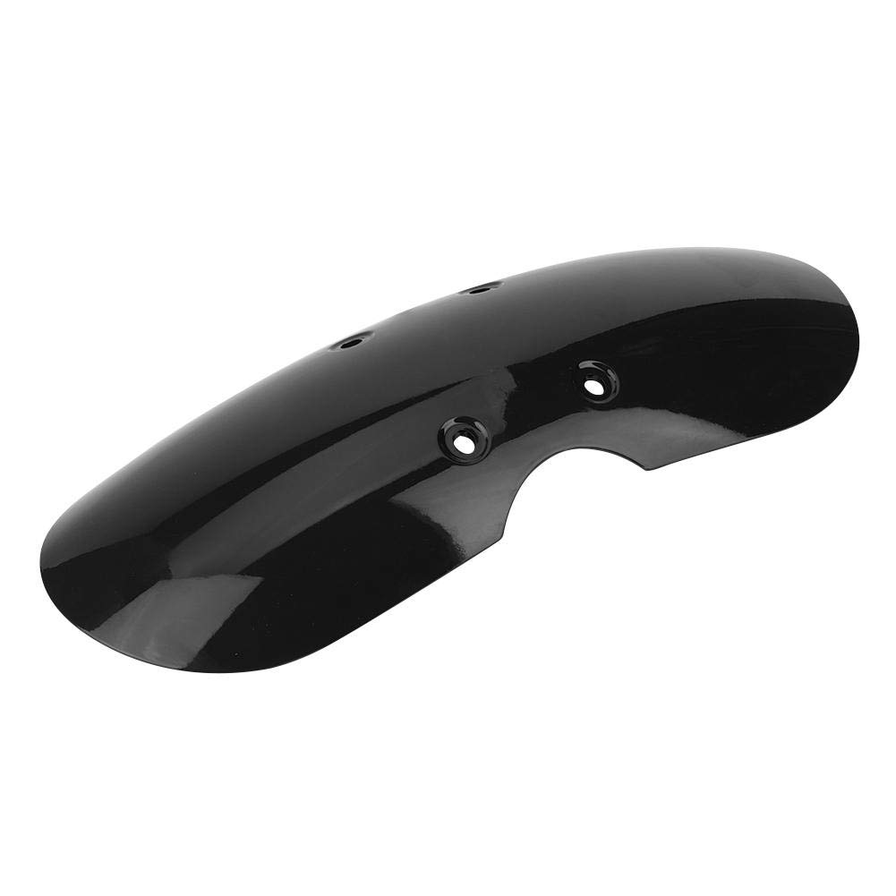 ABS Motorcycle Front Fender Mudguard Cover - Short Design, Fits Triumph Bonneville/T100/Scrambler/Thruxton 2001-2016 Models (Black) - Perfect for Off-Road Riding, City Commuting & Motorcycle Protection