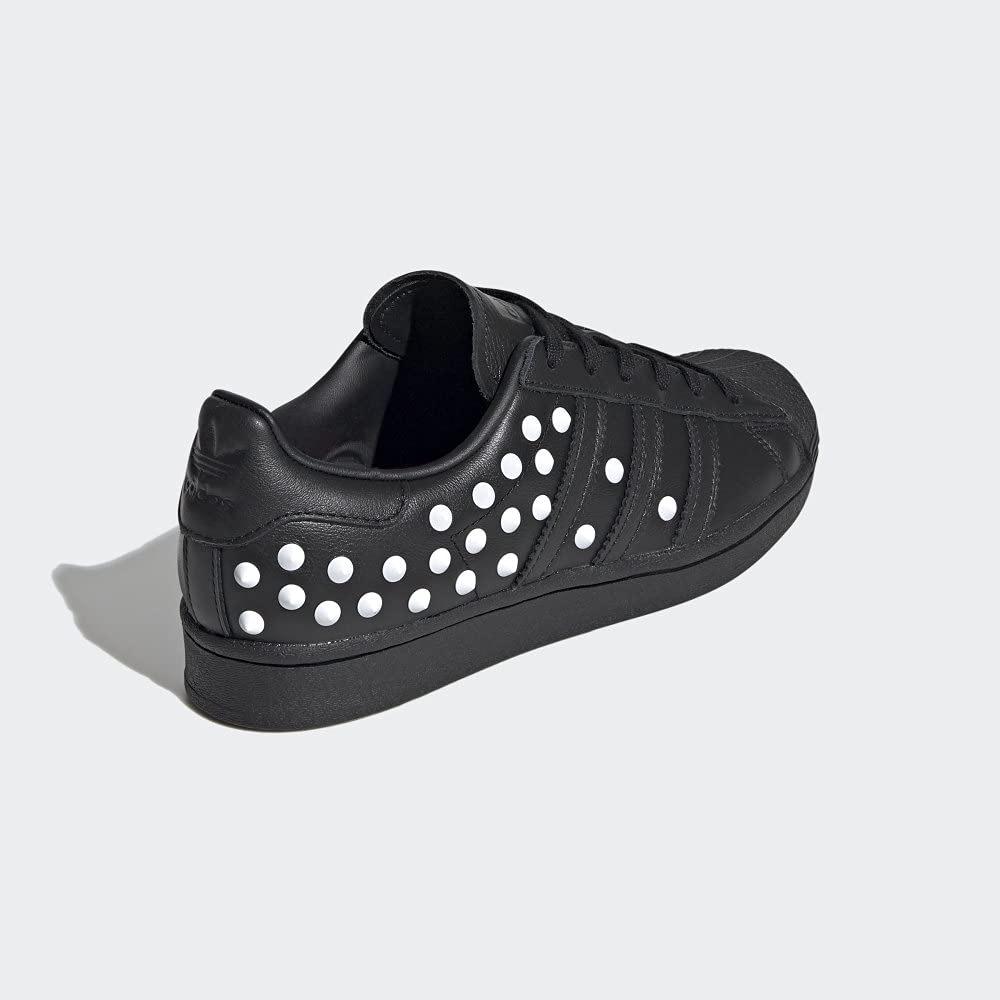 adidas Superstar Women's Sneakers - Classic White Leather Low Top Shoes for Casual Wear & Street Style | Perfect for Everyday Outfits, Work, and Gym