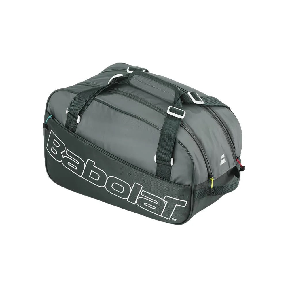 Babolat Evo Court S 3-Pack Pickleball Tennis Bag - Lightweight Durable Gear Storage for Paddles & Balls (Grey) | Perfect for Tournaments, Club Play & Travel