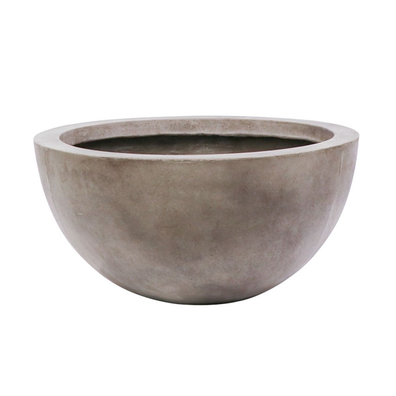 Awatere Cement Outdoor Planter Pot - Medium Size Modern Garden Decor for Patio, Balcony & Backyard Landscaping
