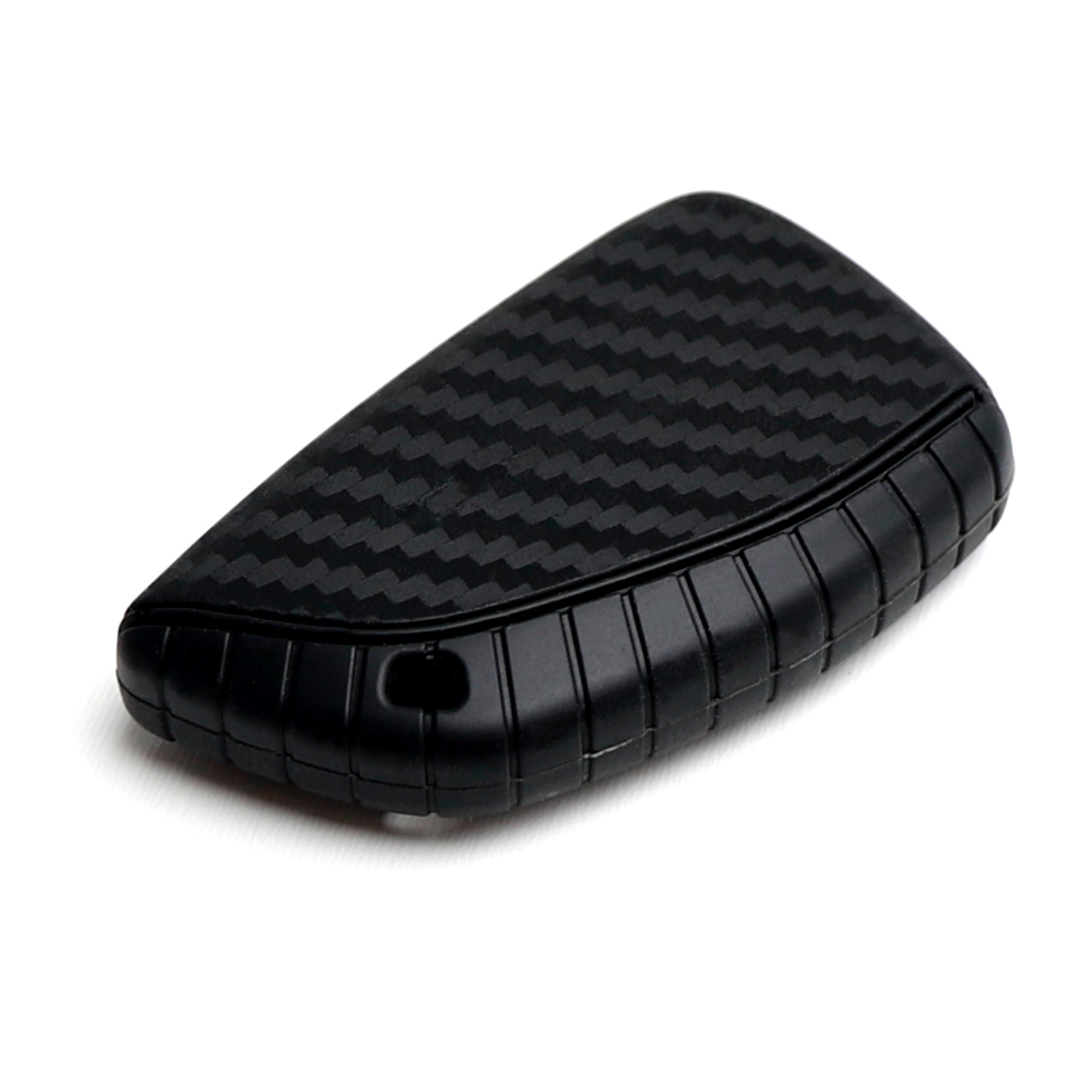 Carbon Fiber Pattern Silicone Key Fob Cover for 2015-2023 Chevy Suburban/Tahoe & GMC Yukon (6 Button) - Anti-Scratch Protection, Perfect for Daily Use and Car Enthusiasts