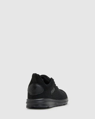 FILA Junior Classico Triple Black Running Shoes for Kids - Lightweight & Comfortable Sneakers for School, Sports & Daily Wear