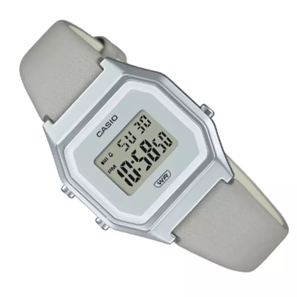 Casio LA680WEL 8D Digital Watch for Women - Stylish Gold-Tone Watch with Alarm, Stopwatch & LED Light - Perfect for Work, Gym & Everyday Wear