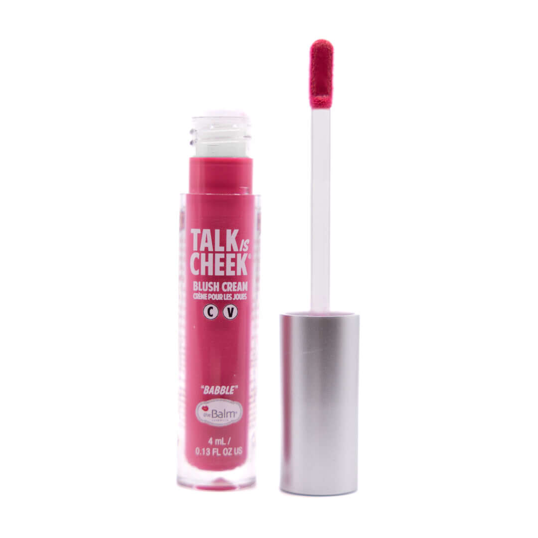The Balm Cosmetics Talk is Cheek Cream Blush - Long-Lasting Natural Flush for Cheeks & Face | Perfect for Everyday Wear & Special Occasions