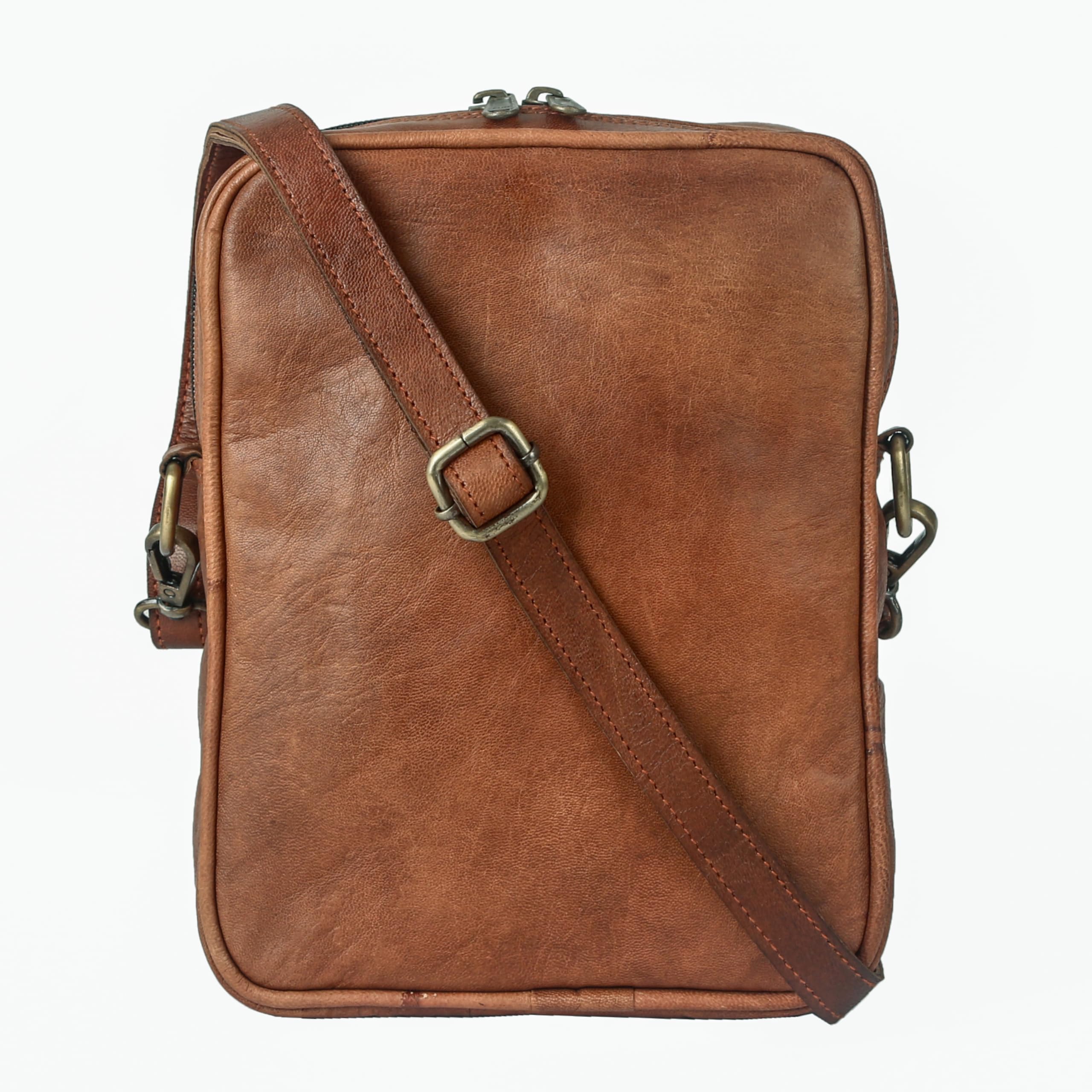 Genuine Leather Passport Holder & Crossbody Phone Wallet for Women - RFID Blocking Mini Shoulder Bag with Adjustable Strap - Perfect for Travel, Shopping, and Everyday Use
