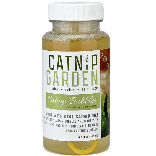 Multipet Catnip Garden Bubbles - Fun Cat Toy with Natural Catnip - Interactive Play for Indoor & Outdoor Cats - Perfect for Playtime, Training & Bonding
