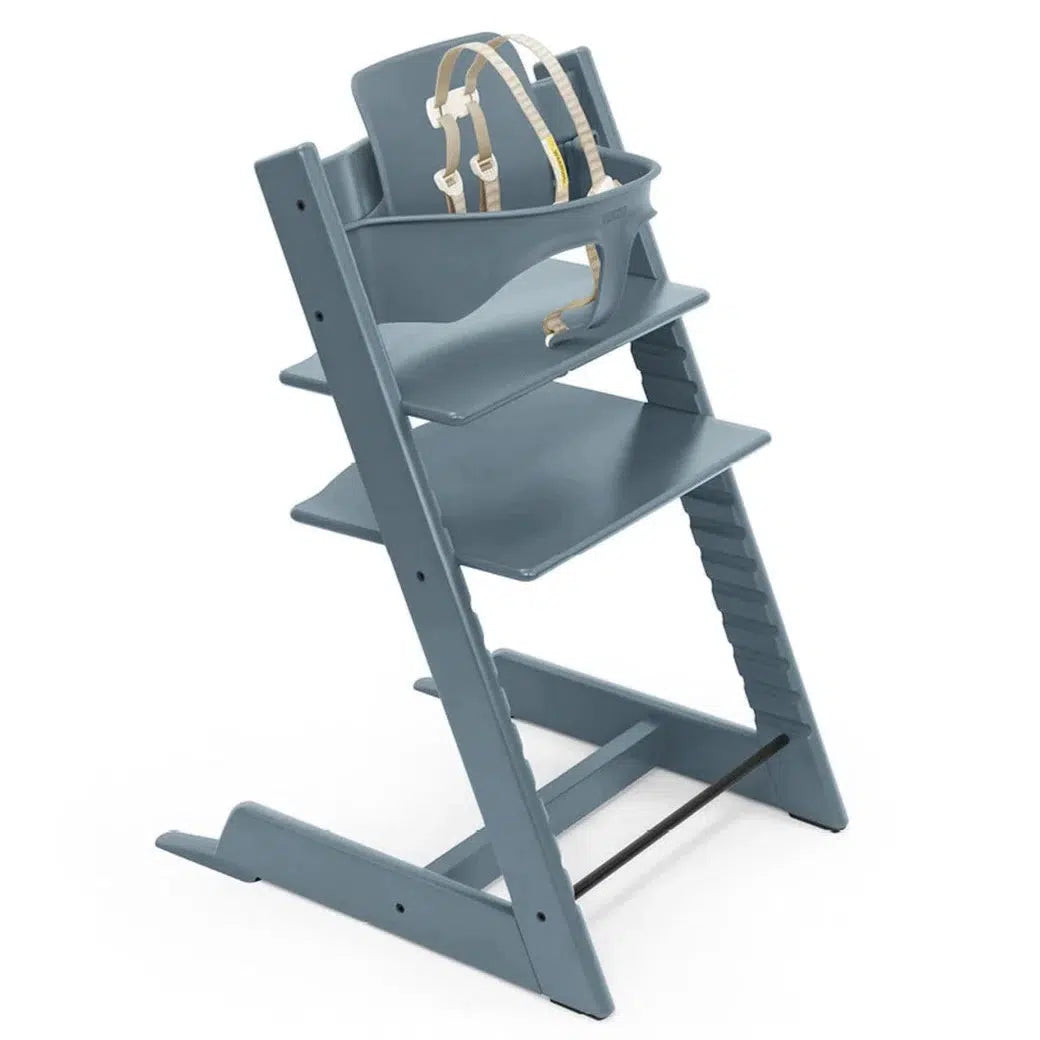 Stokke Tripp Trapp High Chair - Adjustable Baby & Toddler Chair in Fjord Blue | Ergonomic Design for Safe Feeding & Playtime | Perfect for Dining, Learning & Family Bonding