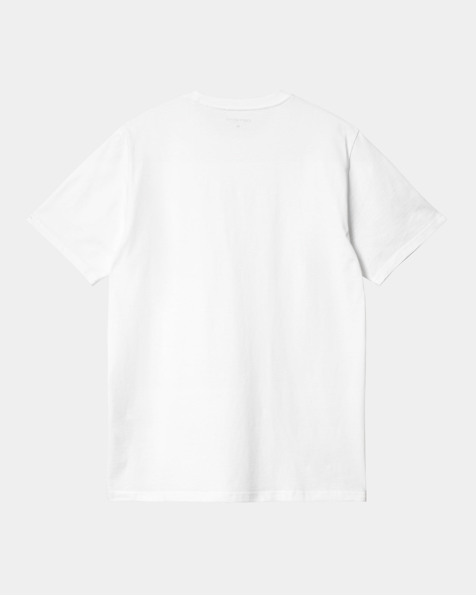 Men's White Pocket T-Shirt - Soft Cotton Crew Neck Tee for Casual Wear & Everyday Comfort | Perfect for Work, Gym & Weekend Outfits