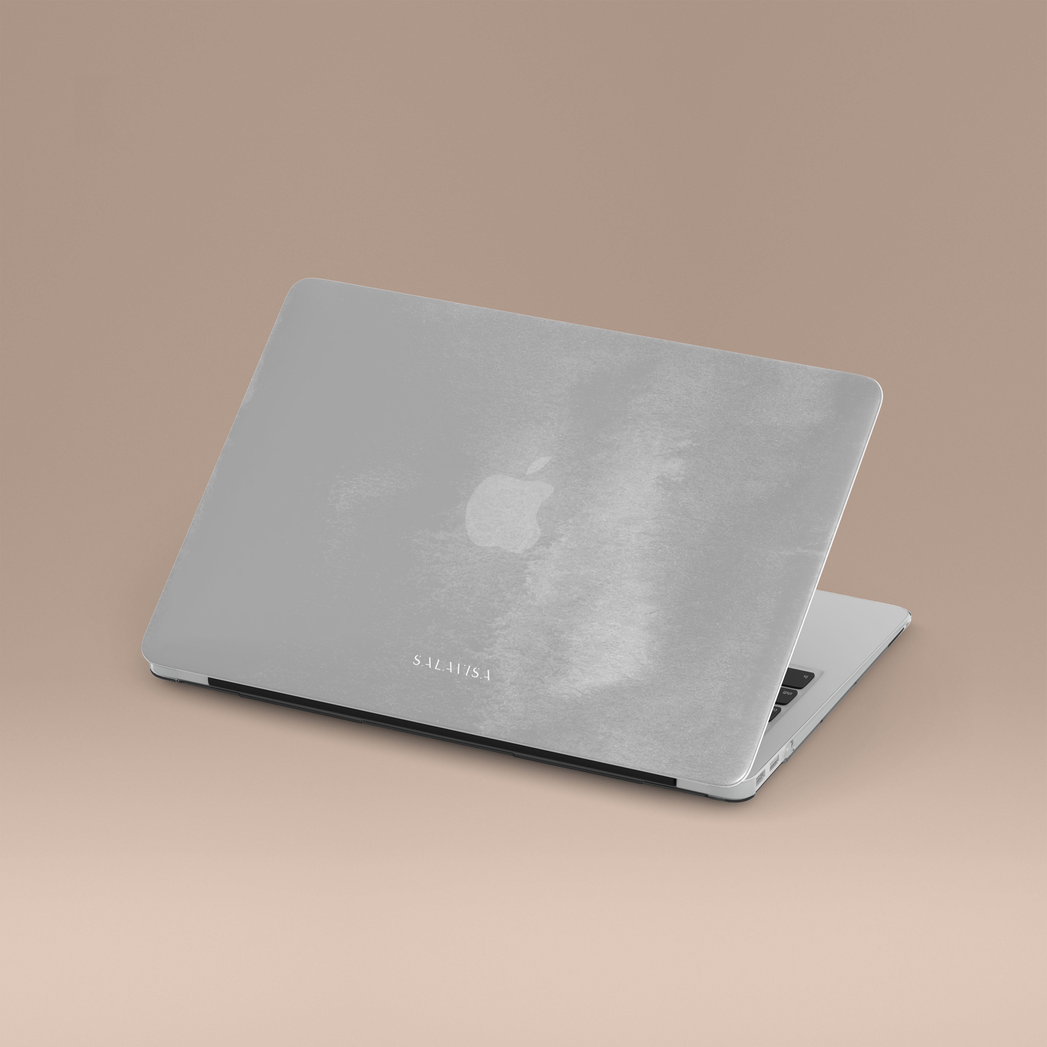 Light Grey Watercolor MacBook Case - Stylish Protective Cover for MacBook Air & Pro - Perfect for Work, Travel & Everyday Use
