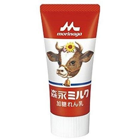 Morinaga Condensed Milk Tube 120g - Sweetened Creamy Milk for Baking, Coffee & Desserts - Perfect for Cheesecakes, Pancakes & Bubble Tea Toppings