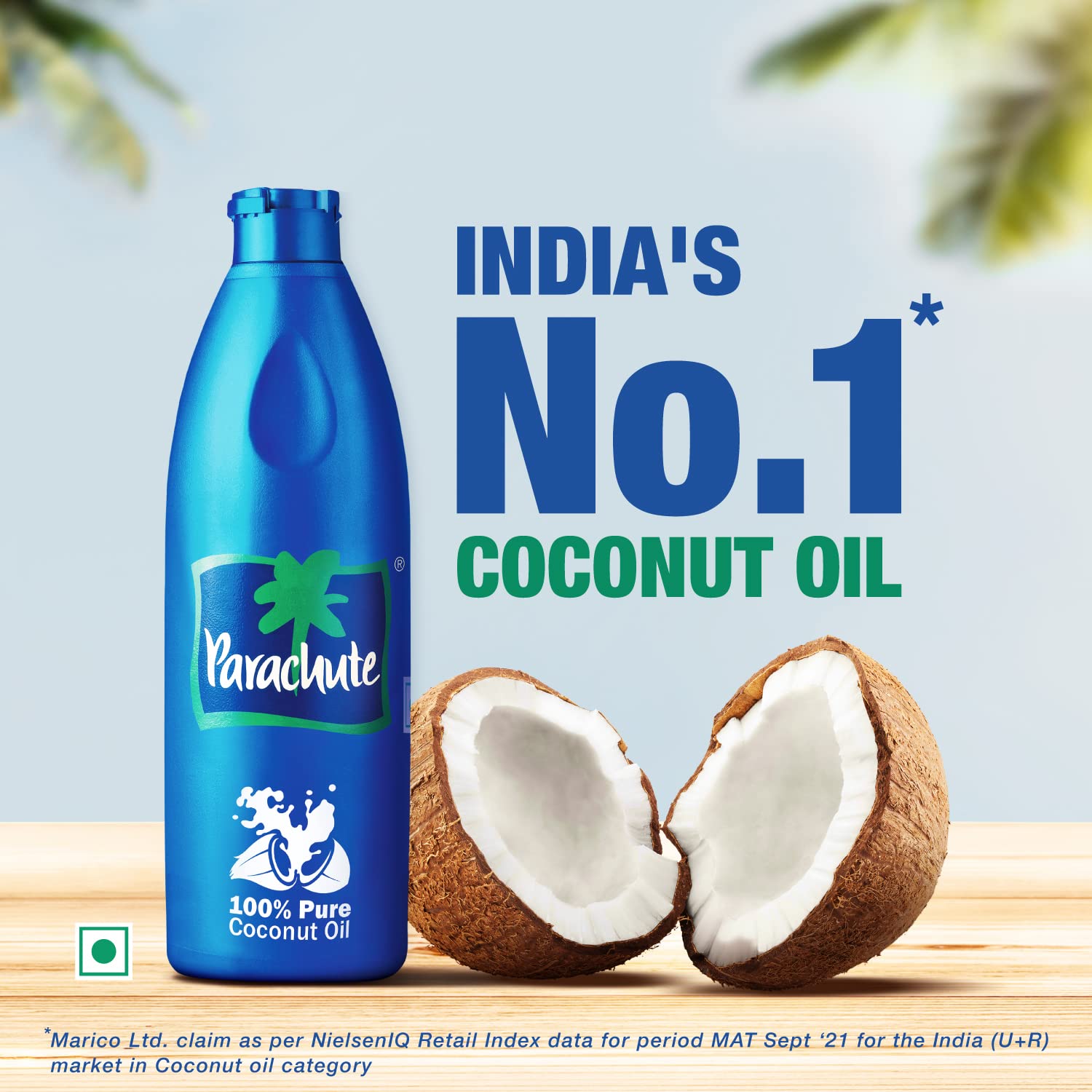 Organic Virgin Coconut Oil 300ml - Cold Pressed Unrefined for Hair, Skin & Cooking - Natural Moisturizer & Healthy Cooking Oil - Perfect for Beauty, Massage & Baking