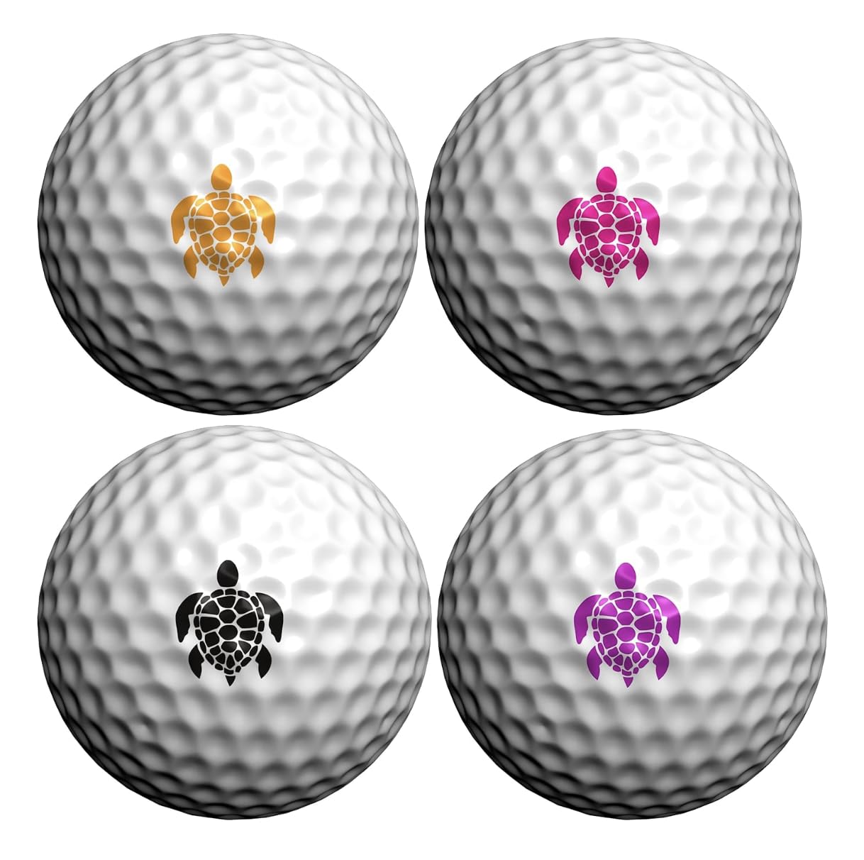 Golfdotz Tropical Collection Golf Ball Markers - Custom Golf Accessories (18-32 Count) for Golf Course & Tournament Play