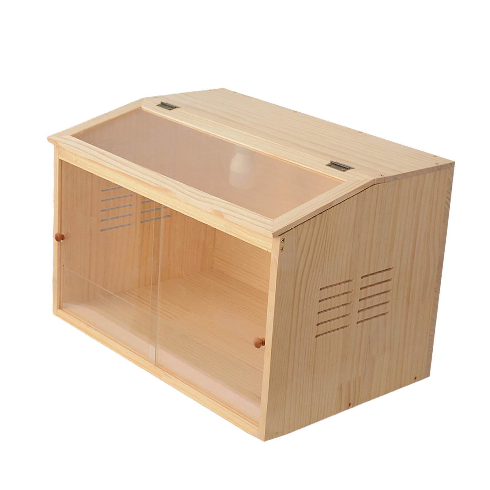 Wooden Small Animal Nest Box - Chick Brooder, Hamster Breeding & Chinchilla Hideaway | DIY Assemble Chicken Coop for Mice, Sleeping Shelter | Perfect for Pet Habitat, Farm Use & Backyard Poultry