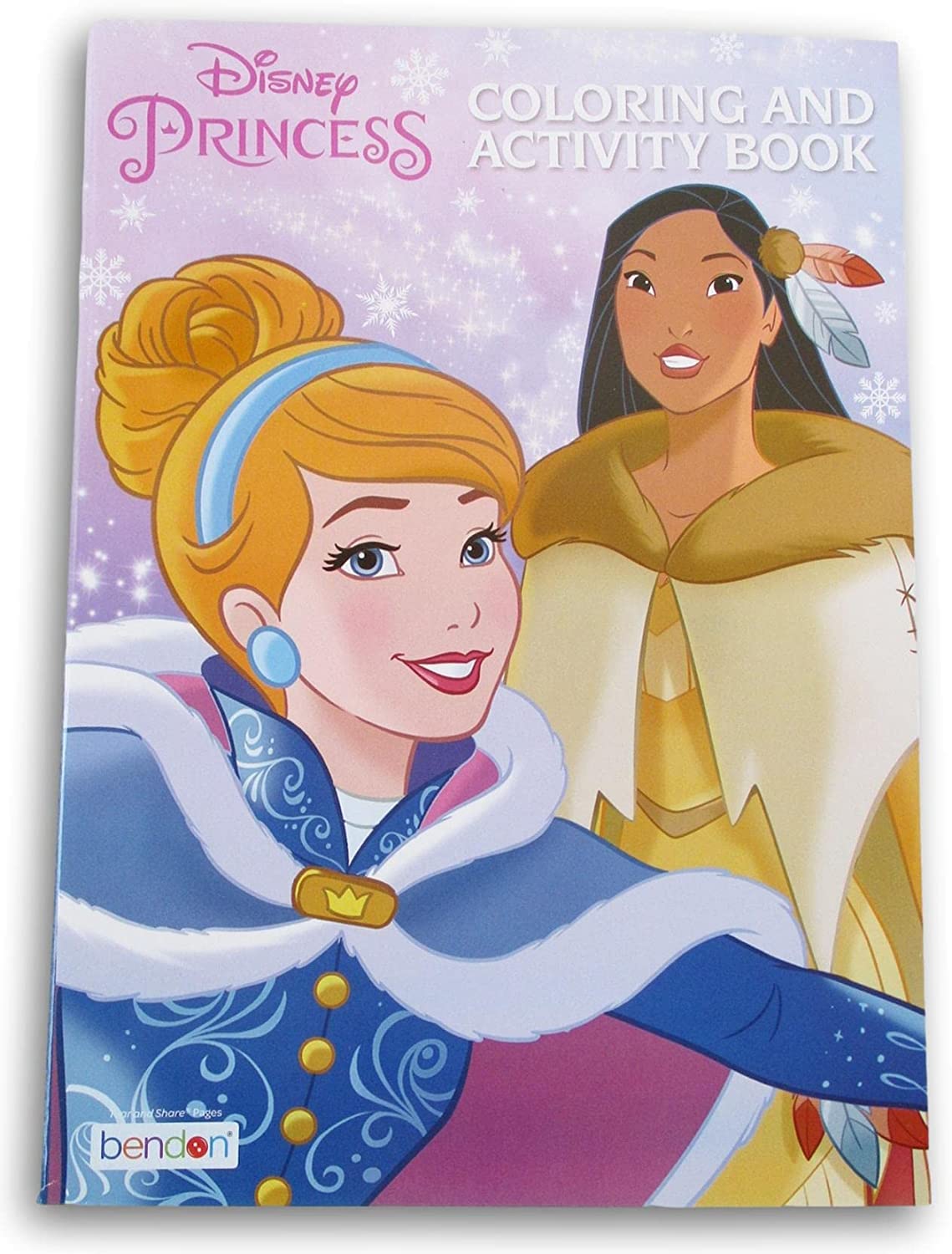 Disney Princess Coloring and Activity Book for Kids - 96 Pages of Fun Learning & Creativity | Perfect for Birthday Gifts, Travel Entertainment & Preschool Education