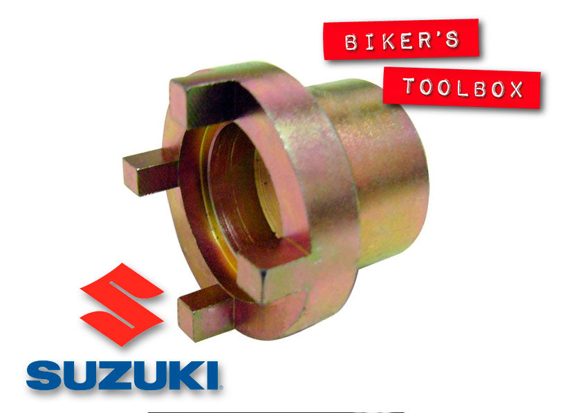 Suzuki Swing Arm Castle Nut Driver - Heavy Duty Motorcycle Tool for Maintenance & Repair - Perfect for DIY Bike Servicing and Garage Use