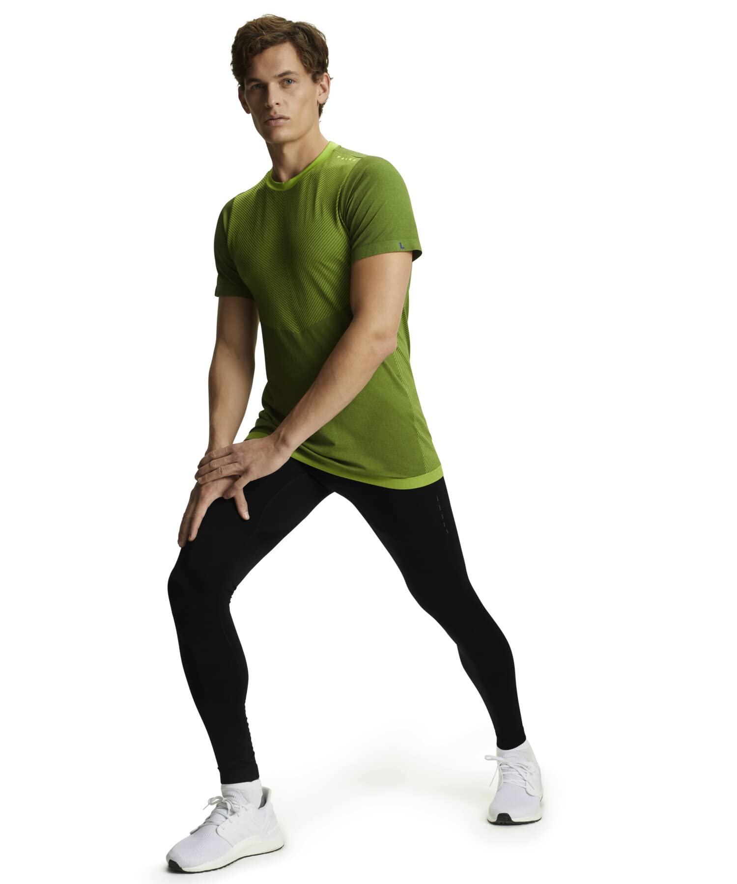 FALKE Men's Compression Long Athletic Pants - High Performance Workout & Running Tights for Men - Moisture Wicking & Muscle Support - Ideal for Gym, Jogging, and Sports Activities