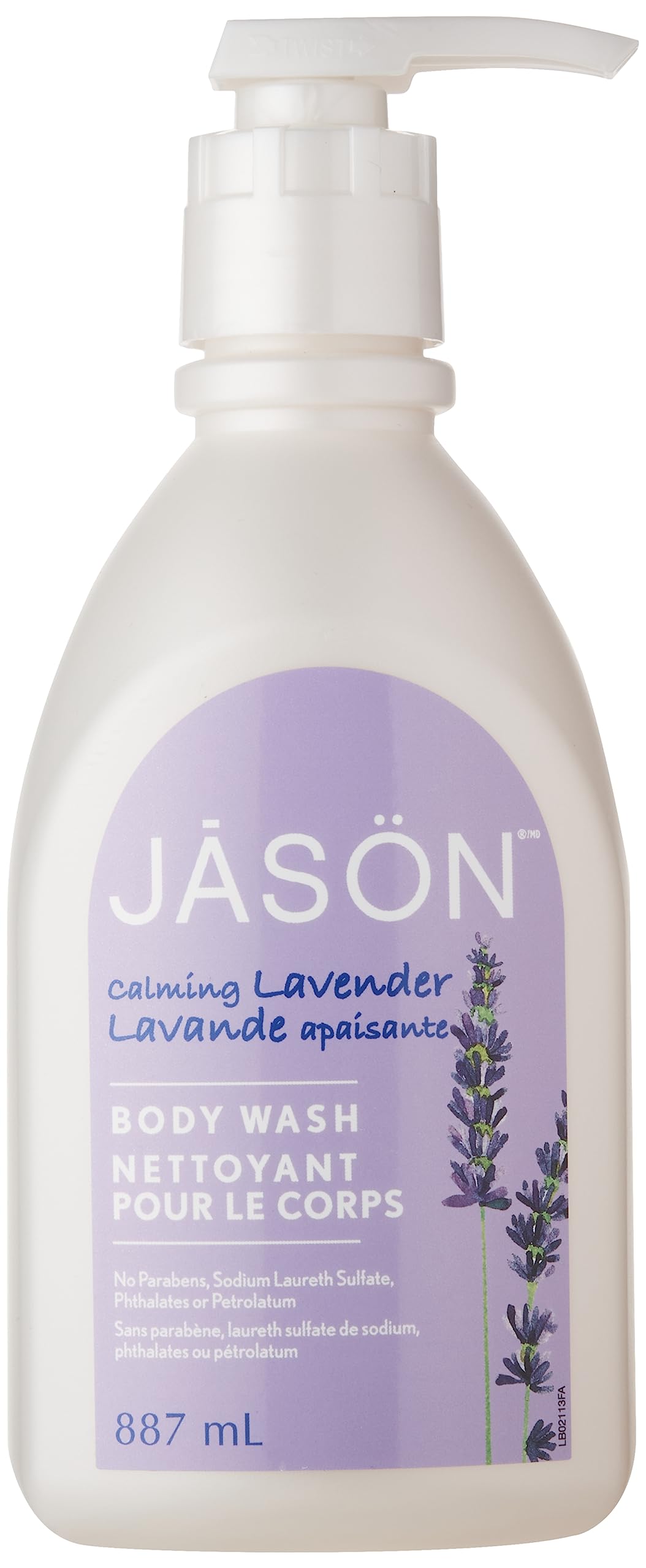 JASON Natural Body Wash - Calming Lavender & Invigorating Rosewater, 30 Oz (2 Pack) | Moisturizing & Soothing Shower Gel for Dry Skin | Perfect for Relaxing Bath & Spa Day at Home