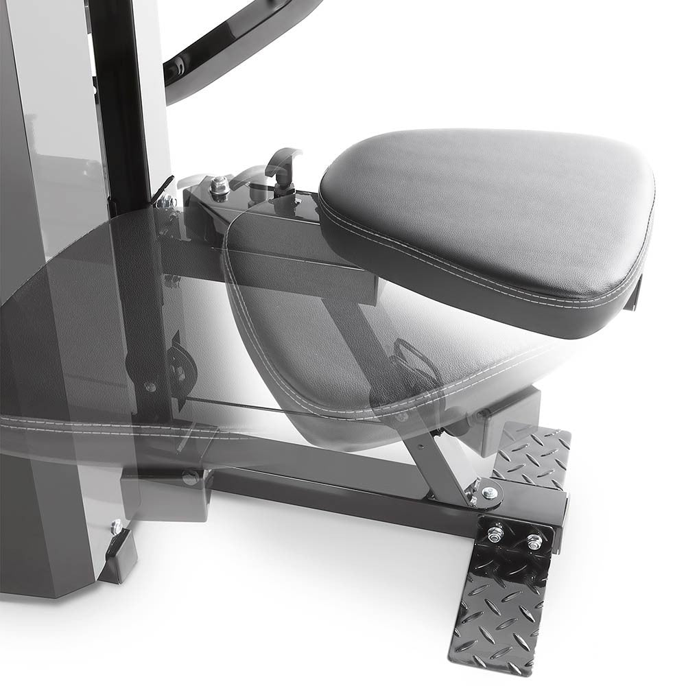 Marcy Pro PM-4510 Dual Station Home Gym - Strength Training Equipment for Full Body Workout - Perfect for Home Fitness & Small Spaces