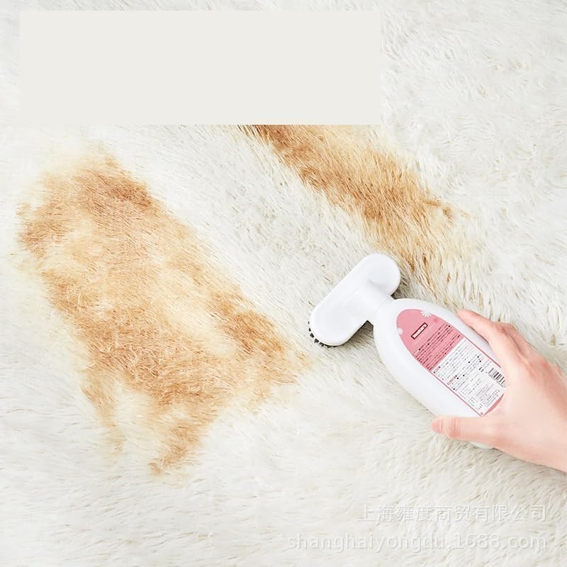 Stain Remover for Sofa & Upholstery - Fabric Cleaner Kit with Brush | Carpet, Furniture & Car Seat Cleaner | Perfect for Home, Office & Vehicle Interior Cleaning