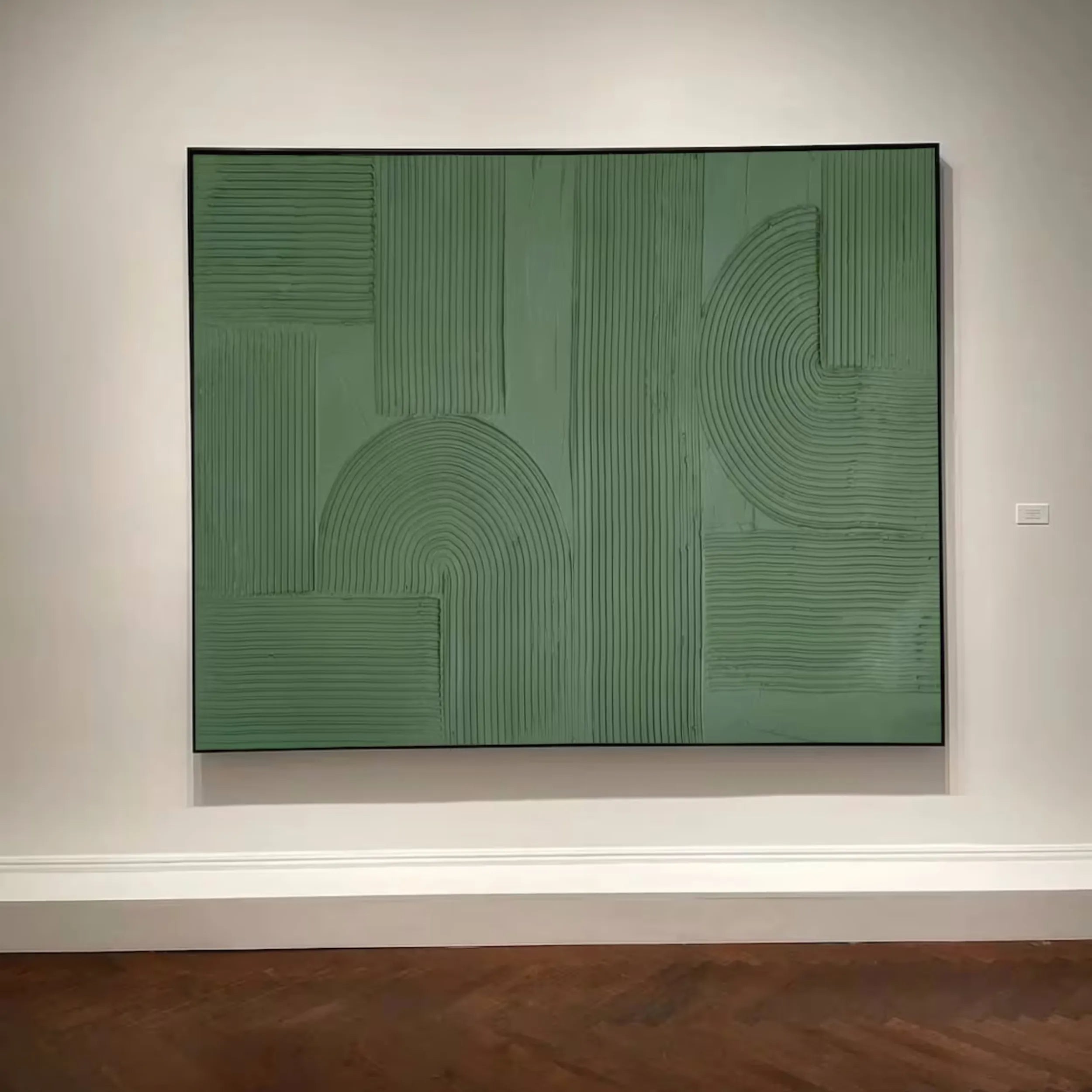 Blue & Green Abstract Art Print #BG039 - Modern Wall Decor for Living Room, Bedroom & Office