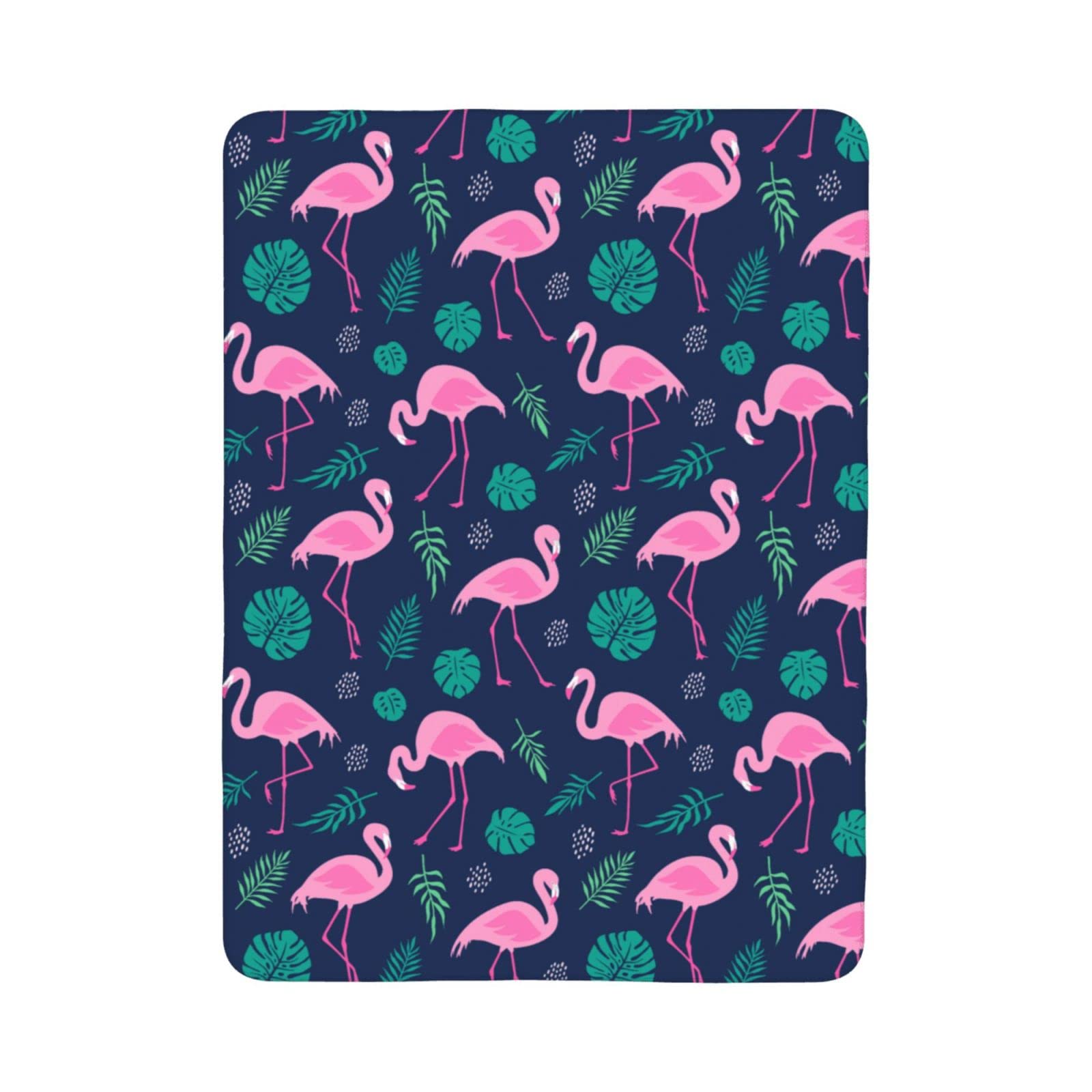 YUXIXI Waterproof Portable Diaper Changing Pad - Flamingo & Leaf Design Baby Changing Mat for Toddlers, Premium Liner & Play Mat for Nursery, Travel, and On-the-Go Use
