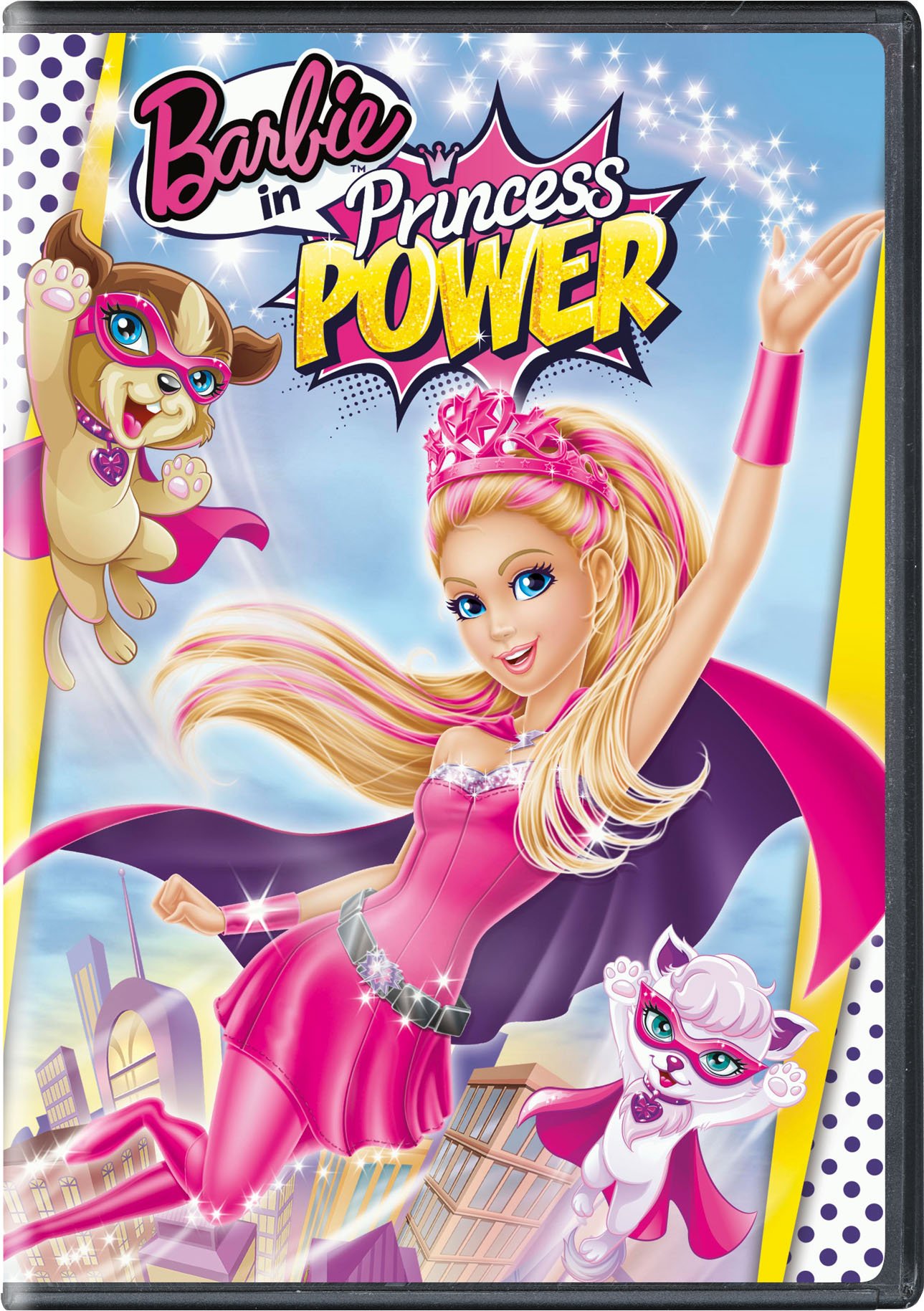 Barbie in Princess Power DVD - Animated Adventure Movie for Kids - Perfect for Family Movie Nights & Birthday Gifts