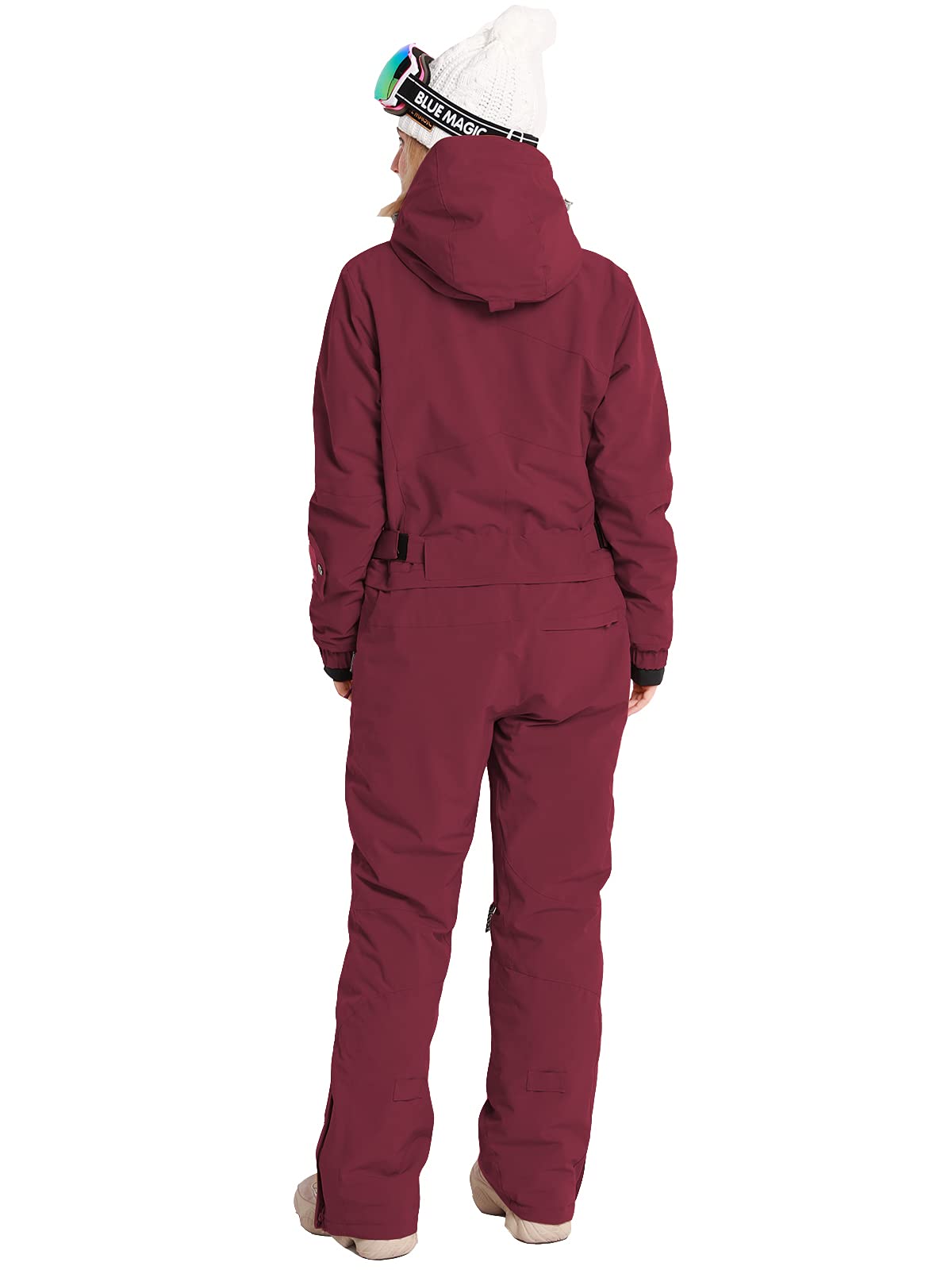 Women's Waterproof One-Piece Ski Suit - Colorful Winter Snowboard Jumpsuit for Snow Sports & Outdoor Activities | Skiing, Snowboarding, Sledding & Cold Weather Adventures