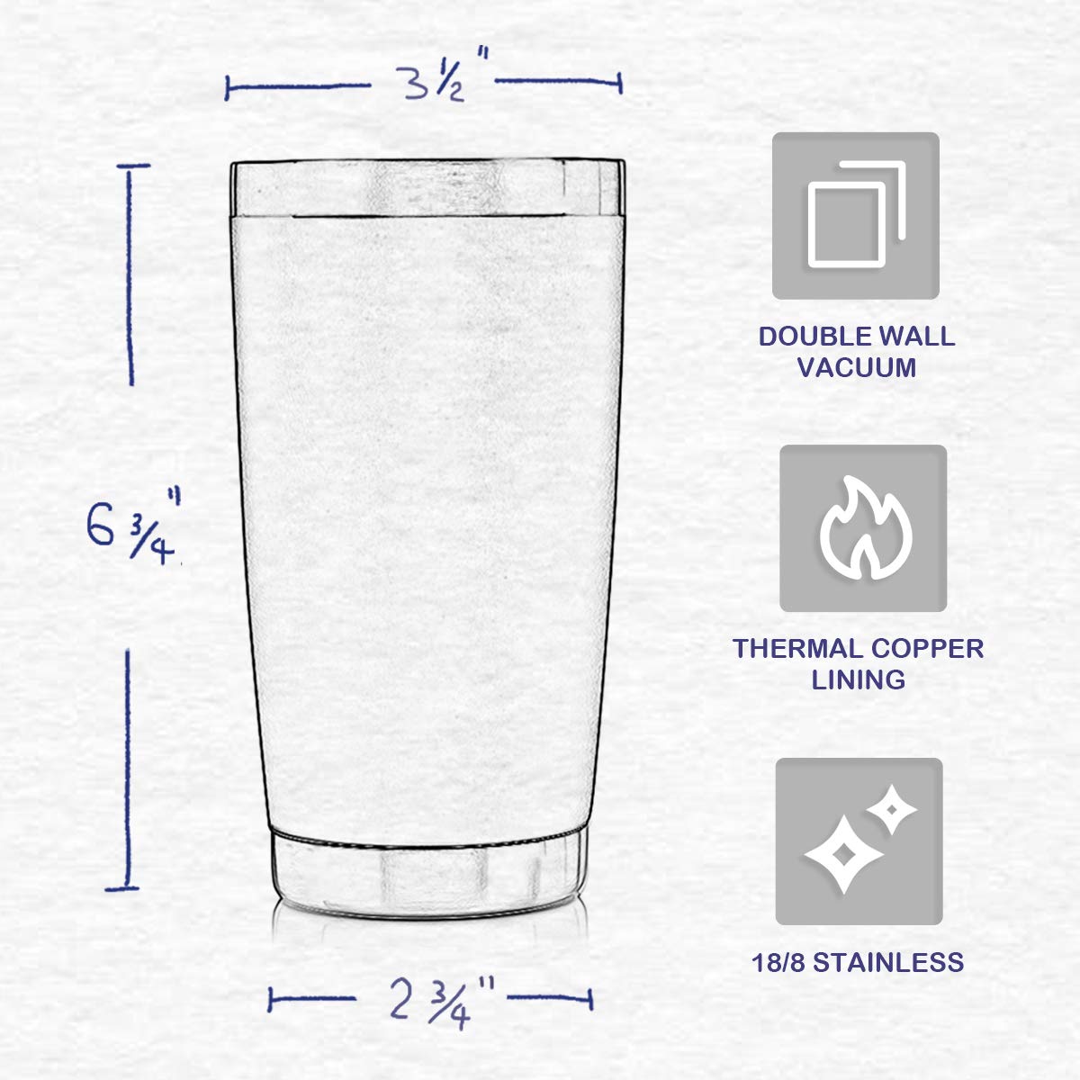 CIVAGO 20oz Stainless Steel Vacuum Insulated Tumbler with Lid & Straw - Double Wall Powder Coated Travel Mug for Coffee, Tea & Cold Drinks (White, 4 Pack) - Perfect for Office, Gym, Camping & Road Trips