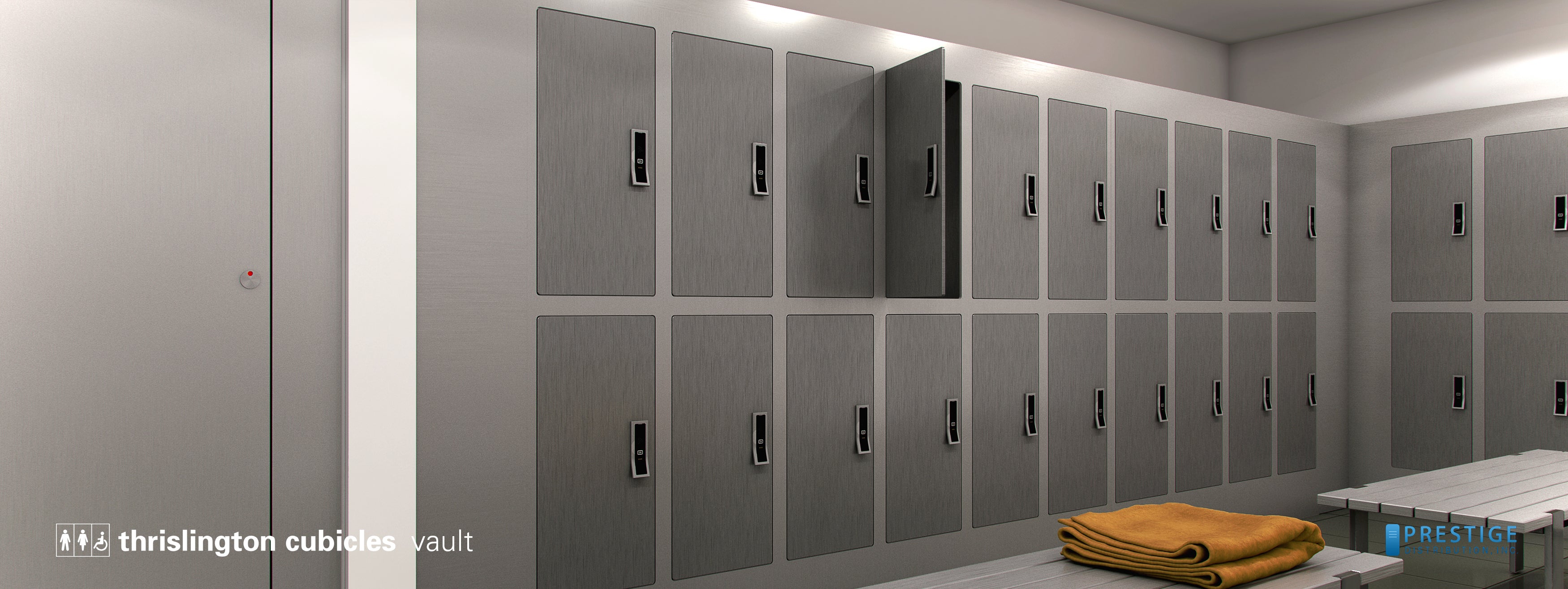 Thrislington Locker Vault - Secure Storage Cabinet for Home, Office & School - Durable Metal Lockers for Clothes, Books & Valuables | Perfect for Gym, Dormitory & Workplace Organization