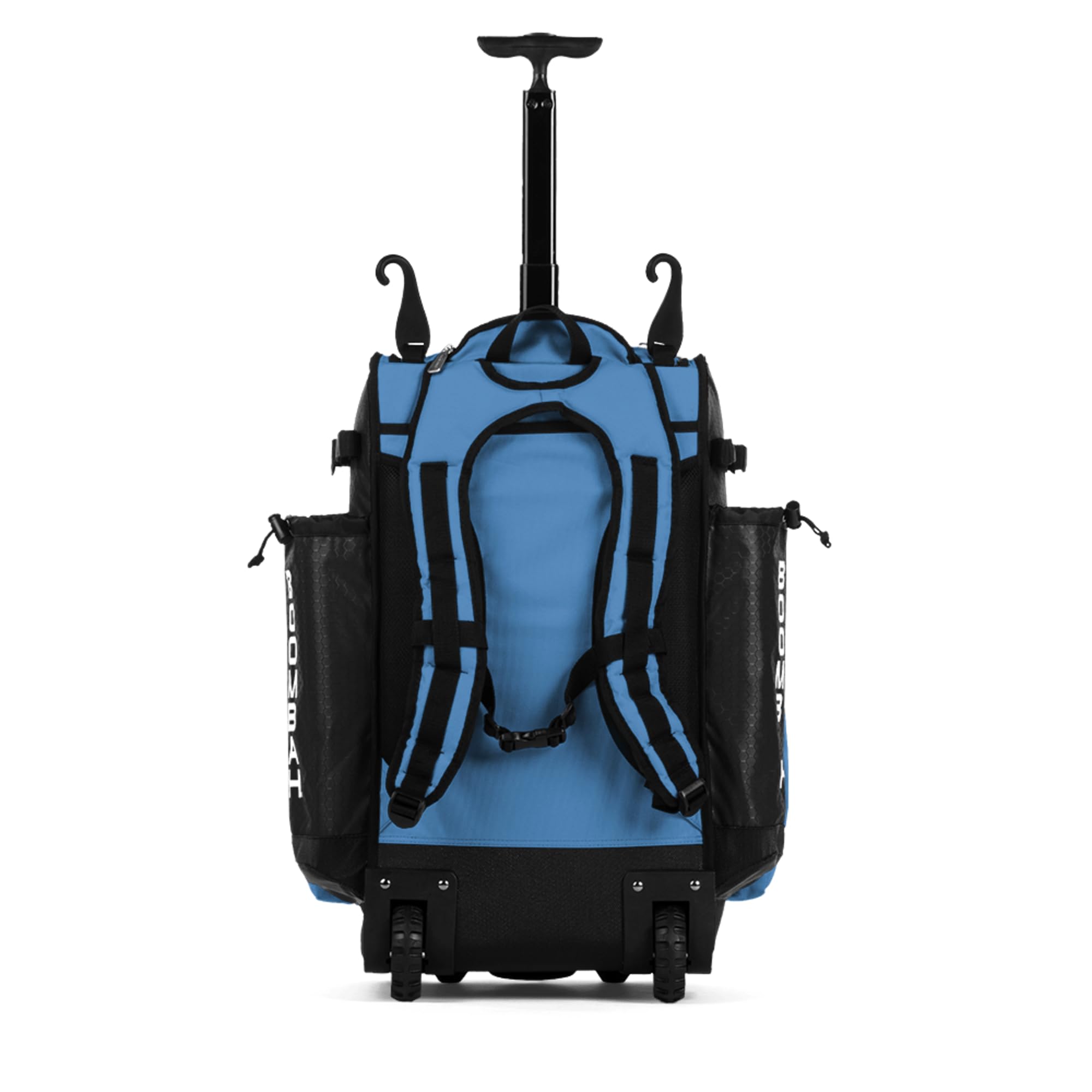 Boombah Superpack Hybrid Rolling Bat Bag - Wheeled & Backpack Style for Baseball & Softball | Perfect for Travel & Team Sports