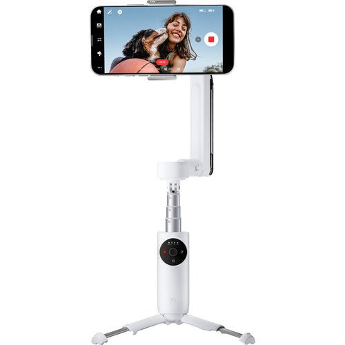 Insta360 Flow Smartphone Gimbal Stabilizer - 3-Axis Stabilization for Smooth Videos & Photos (White) - Perfect for Vlogging, Travel & Action Shots