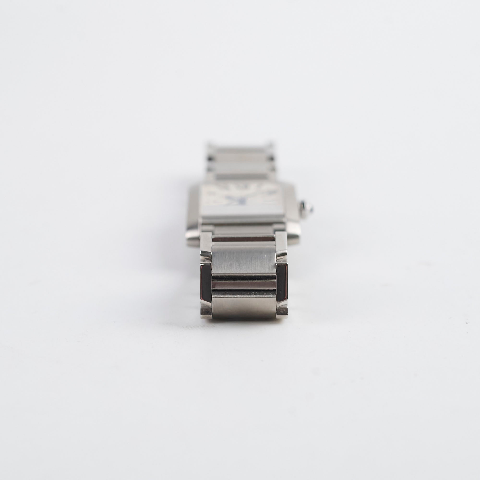 Cartier Medium Tank Francaise 27mm Stainless Steel Watch W51011Q3 - Luxury Women's Dress Watch for Business & Formal Occasions